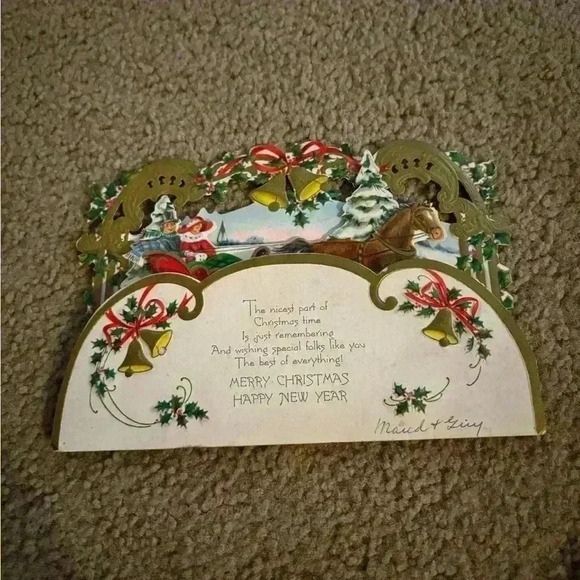 Vintage Hallmark Christmas Card - Picture 8 of 8